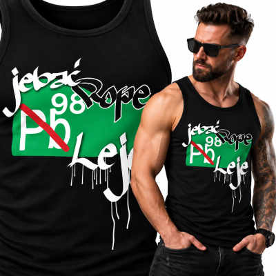 TANK TOP ŚMIESZNY  MOTORYZACYJNE ROPA